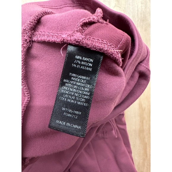 Betabrand Womens Journey Dress Pant Yoga Pants Mauve Plum Cropped W1595-HWR L - Picture 4 of 7